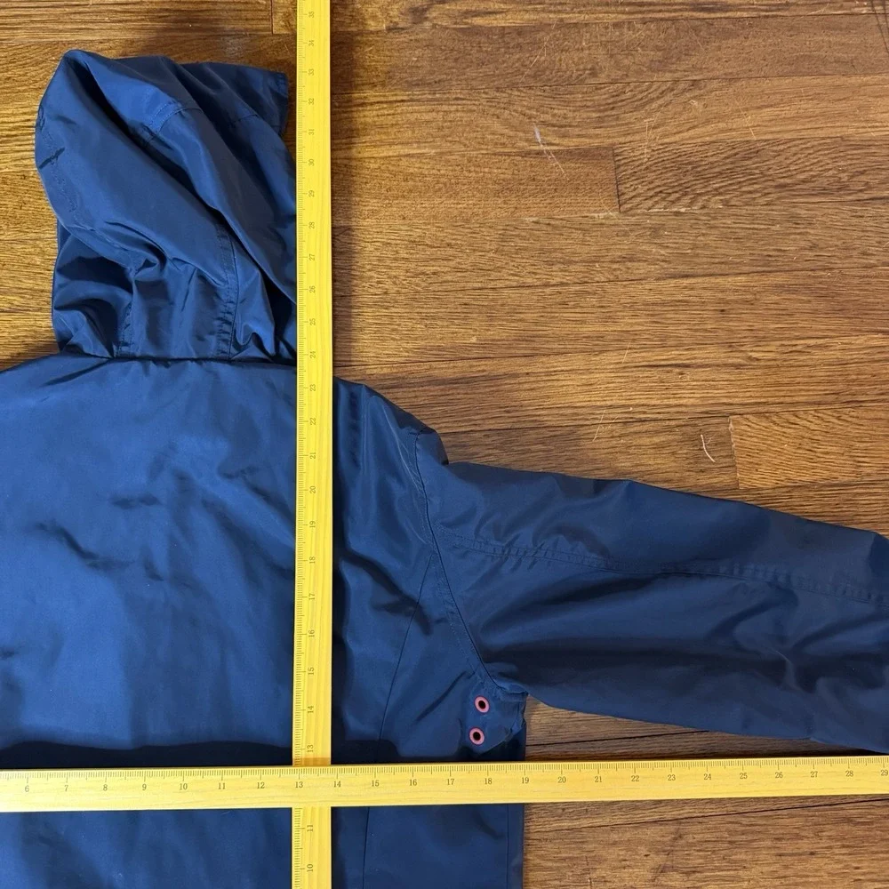 Brooks Brothers Lightweight Full-Zip Nylon Hooded Rain jacket youth L